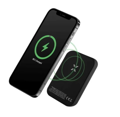 Fixed  |  MagZen (2nd gen.) with wireless charging and MagSafe support Power bank  |  FIXZENM2-10-BK  |  10000 mAh  |  USB-C: 5V / 2A, 9V / 2.22A, 12V / 1.67A (20W max)  |  Black