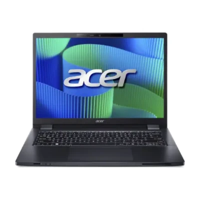 Acer  |  TravelMate TMP414-53-G2-TCO-585Q  |  Slate blue  |  14 "  |  WUXGA  |  1920 x 1200 pixels  |  Intel Core 5  |  120U  |  16 GB  |  DDR5  |  Solid-state drive capacity 256 GB  |  Intel Iris Xe Graphics  |  Windows 11 Pro  |  4G  |  Keyboard languag