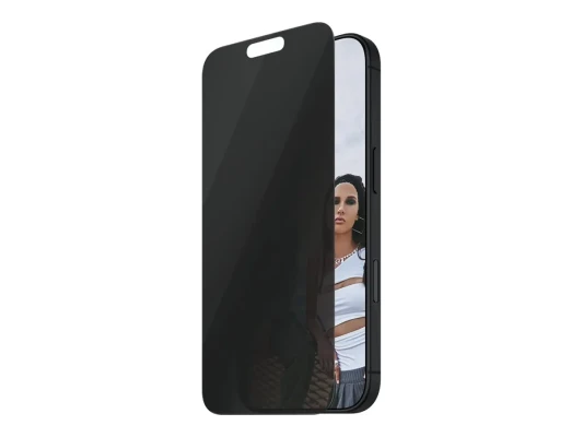 PanzerGlass Screen protector  |  Apple  |  iPhone 16 Pro Max  |  Glass  |  Black  |  Ultra-Wide Fit