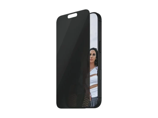 PanzerGlass Screen protector  |  Apple  |  iPhone 16 Pro Max  |  Glass  |  Black  |  Ultra-Wide Fit