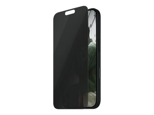 PanzerGlass Screen protector  |  Apple  |  iPhone 16  |  Glass  |  Black  |  Ultra-Wide Fit