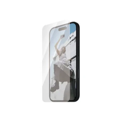 PanzerGlass Screen protector  |  Apple  |  iPhone 16  |  Glass  |  Transparent  |  Ultra-Wide Fit