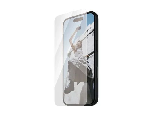 PanzerGlass Screen protector  |  Apple  |  iPhone 16  |  Glass  |  Transparent  |  Ultra-Wide Fit