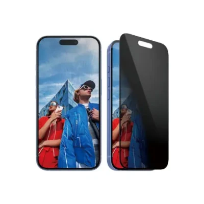 PanzerGlass Screen protector  |  Apple  |  iPhone 16 / iPhone 15  |  Glass  |  Black  |  Ultra-Wide Fit