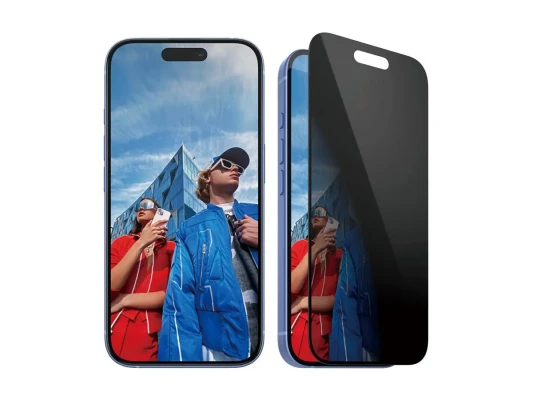 PanzerGlass Screen protector  |  Apple  |  iPhone 16 / iPhone 15  |  Glass  |  Black  |  Ultra-Wide Fit