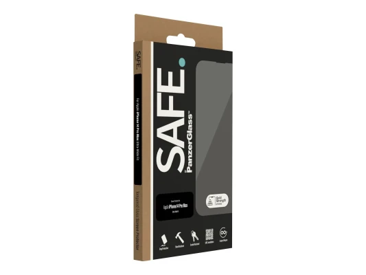 SAFE by PanzerGlass Screen Protector Apple iPhone 14 Pro Max  |  Ultra-Wide Fit  |  PanzerGlass