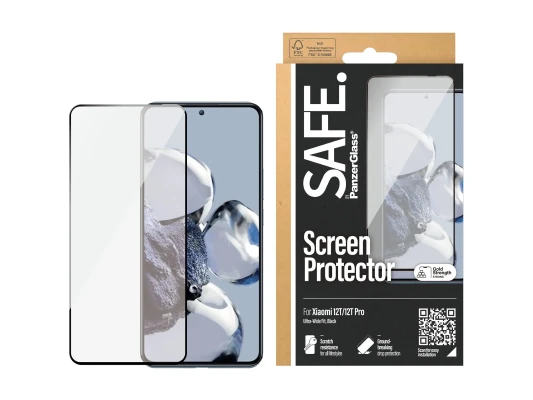SAFE by PanzerGlass ekrāna aizsargs Xiaomi 12T  |  12T Pro  |  PanzerGlass