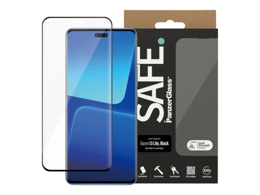 SAFE by PanzerGlass ekrāna aizsargs Xiaomi 13 Lite  |  Ultra-Wide Fit  |  PanzerGlass