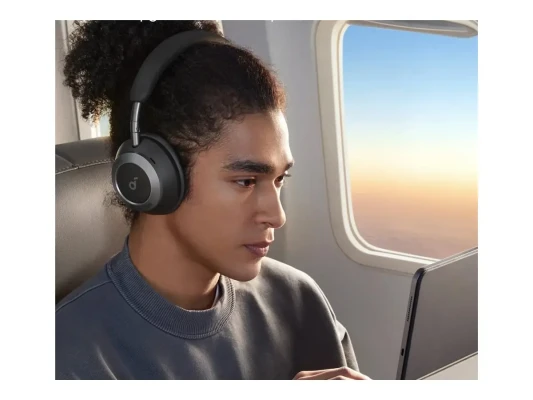 Anker Soundcore  |  Saliekamās austiņas  |  Space One Pro  |  Bluetooth  |  Ap ausīm  |  Mikrofons  |  Bezvadu  |  Jet Black