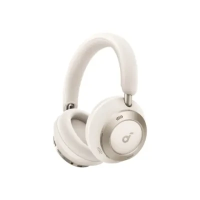 Anker Soundcore  |  Saliekamās austiņas  |  Space One Pro  |  Bluetooth  |  Ap ausīm  |  Mikrofons  |  Bezvadu  |  Cream White