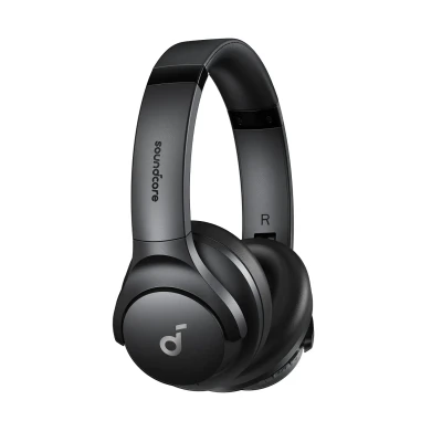 Anker Soundcore  |  Austiņas  |  Q20i  |  Bluetooth  |  Ap ausīm  |  Mikrofons  |  Bezvadu  |  Melna
