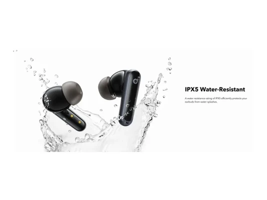 Anker Soundcore  |  True-Wireless Earbuds  |  P40i  |  Bluetooth  |  In-Ear  |  Microphone  |  Wireless  |  Black