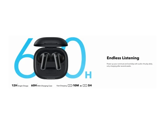 Anker Soundcore  |  True-Wireless Earbuds  |  P40i  |  Bluetooth  |  In-Ear  |  Microphone  |  Wireless  |  Black