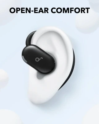 Anker Soundcore  |  Atvērtu ausu austiņas  |  V20i  |  Bluetooth  |  Atvērtu ausu  |  Mikrofons  |  Bezvadu  |  Melns
