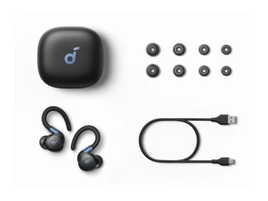 Anker Soundcore  |  Wireless Earbuds  |  Sport X20 Earhook  |  Bluetooth  |  In-Ear  |  Microphone  |  Wireless  |  Black