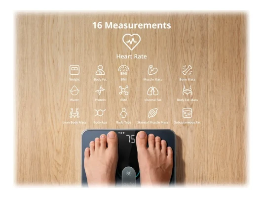 Anker Eufy  |  Smart Scale  |  P2 Pro  |  Maximum weight (capacity) 180 kg  |  Multiple users