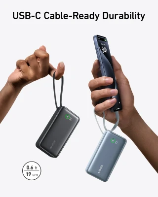 Anker 545 Nano Power Bank  |  A1259G61  |  10000 mAh  |  Green