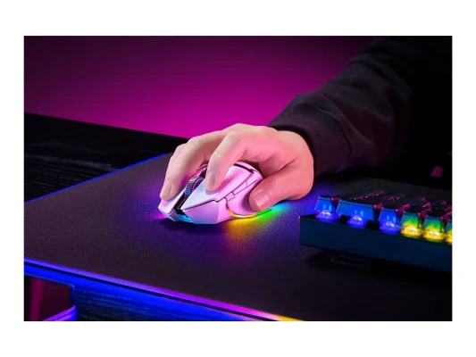 Razer  |  Gaming Mouse  |  Basilisk V3 Pro 35K  |  Optical mouse  |  Wireless  |  White  |  Yes