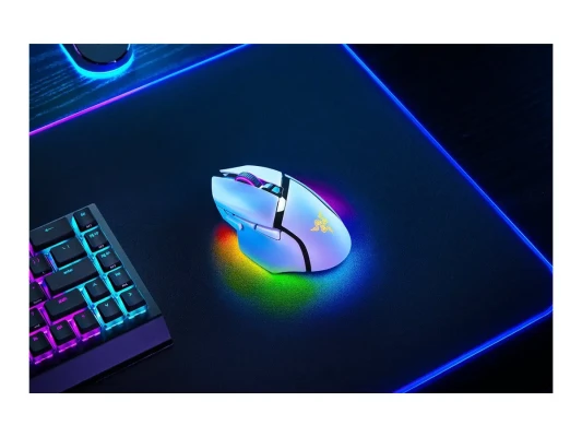 Razer  |  Gaming Mouse  |  Basilisk V3 Pro 35K  |  Optical mouse  |  Wireless  |  White  |  Yes