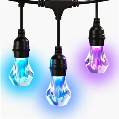 Nanoleaf Essentials Matter Smart Multicolour Outdoor String Lights Expansion 15m  |  16M+
