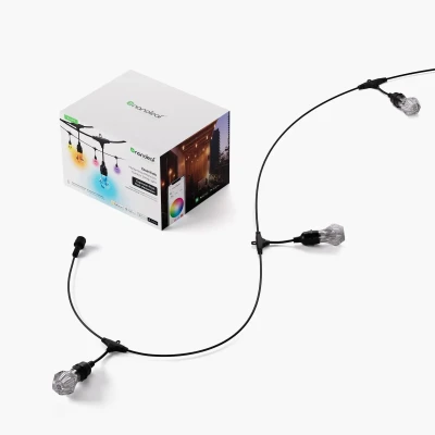 Nanoleaf Essentials Matter Smart Multicolour Outdoor String Lights Expansion 15m  |  16M+