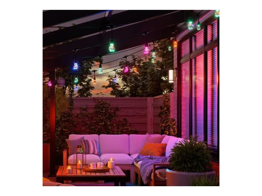 Nanoleaf Essentials Matter Smart Multicolour Outdoor String Lights Expansion 15m  |  16M+