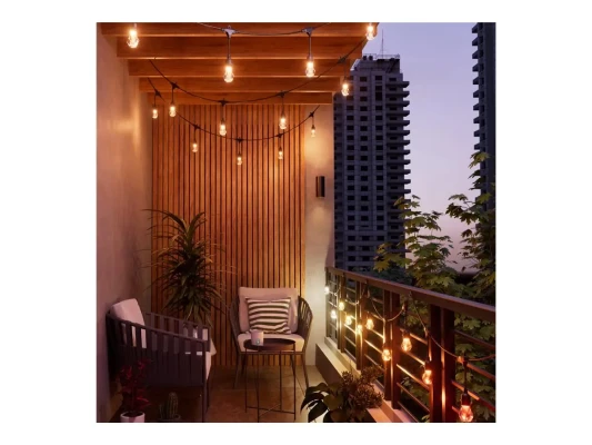 Nanoleaf Essentials Matter Smart Multicolour Outdoor String Lights Expansion 15m  |  16M+