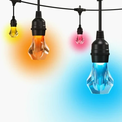 Nanoleaf Essentials Matter Smart Multicolour Outdoor String Lights Starter Kit 15m  |  16M+