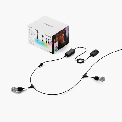 Nanoleaf Essentials Matter Smart Multicolour Outdoor String Lights Starter Kit 15m  |  16M+