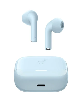 Anker Soundcore  |  True-Wireless Earbuds  |  K20i  |  Bluetooth  |  In-Ear  |  Microphone  |  Wireless  |  Blue