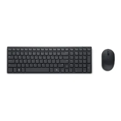 Dell  |  Silent Keyboard and Mouse  |  KM555  |  Keyboard and Mouse Set  |  Wireless  |  Ukrainian (QWERTY)  |  Black  |  2.4 GHz, Bluetooth 5.1  |  Wireless connection