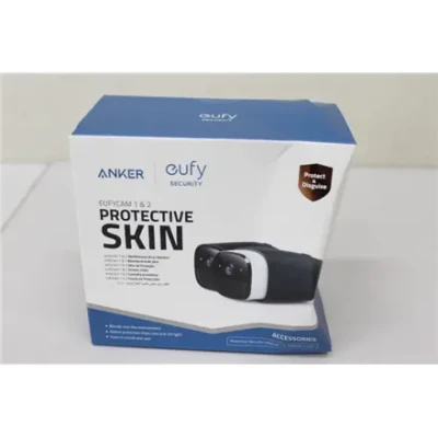 IZPĀRDOŠANA.  |  Anker Eufy  |  2 Set Silicone Skins In Black  |  24 month(s)  |  DAMAGED PACKAGING