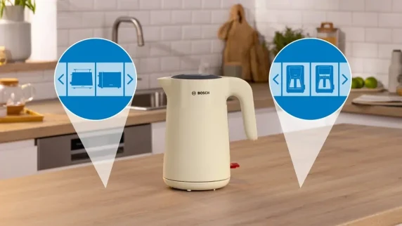 Bosch  |  Kettle  |  TWK2M167 MyMoment  |  Electric  |  2400 W  |  1.7 L  |  Plastic  |  Beige