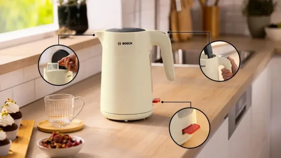 Bosch  |  Kettle  |  TWK2M167 MyMoment  |  Electric  |  2400 W  |  1.7 L  |  Plastic  |  Beige