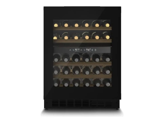 Caso  |  Wine Cooler  |  WineDeluxe WDU 36  |  Energy efficiency class F  |  Built-in  |  Bottles capacity 36  |  Cooling type Compressor technology  |  Black