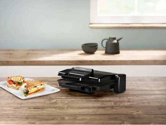 Bosch  |  TCG3323  |  Contact grill  |  2000 W  |  Black