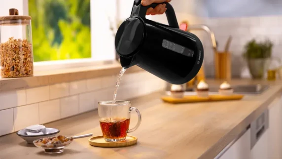 Bosch Kettle  |  TWK1M123  |  Electric  |  2400 W  |  1.7 L  |  Plastic  |  360° rotational base  |  Black