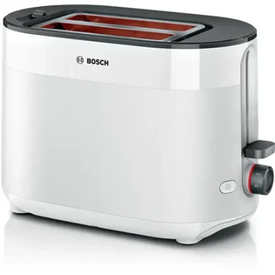 Bosch Compact Toaster  |  TAT2M121 MyMoment  |  Power 950 W  |  Number of slots 2  |  Housing material Plastic  |  White