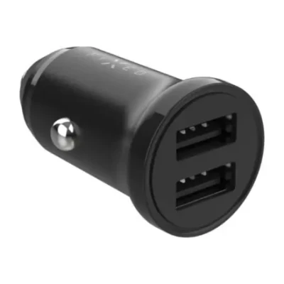 FIXED Двойное USB автомобильное зарядное устройство 15W, черное  |  Fixed