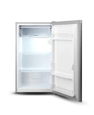Goddess Refrigerator  |  GODRSE085GS8SSE  |  Energy efficiency class E  |  Free standing  |  Larder  |  Height 85 cm  |  Fridge net capacity 90 L  |  39 dB  |  Silver