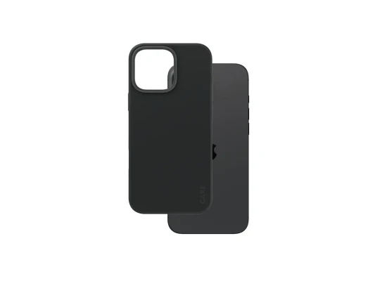 CARE Fashionable Case  |  Back cover  |  Apple  |  iPhone 16 Pro Max  |  Recycled plastic  |  Black  |  MagSafe