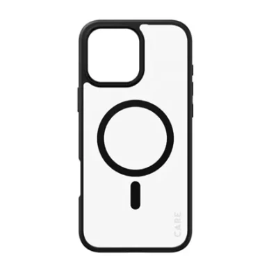 CARE Flagship Case  |  Back cover  |  Apple  |  iPhone 16 Pro Max  |  Recycled plastic  |  Black  |  MagSafe