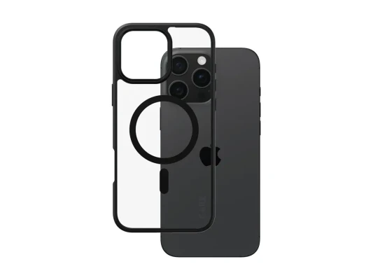 CARE Flagship Case  |  Back cover  |  Apple  |  iPhone 16 Pro Max  |  Recycled plastic  |  Black  |  MagSafe