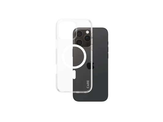 CARE Flagship Case  |  Back cover  |  Apple  |  iPhone 16 Pro Max  |  Recycled plastic  |  White  |  MagSafe
