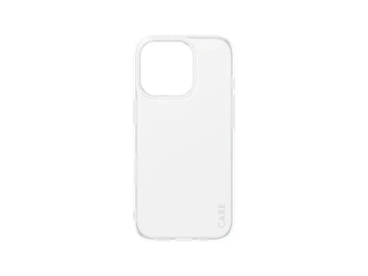 CARE Fashionable Case  |  Back cover  |  Apple  |  iPhone 16 PRO  |  Recycled plastic  |  Transparent  |  X-Ray Soft Basic