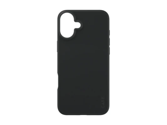 CARE by PanzerGlass Case Fashion  |  Back protection  |  Apple  |  iPhone 16 Plus  |  Recycled plastic  |  Black