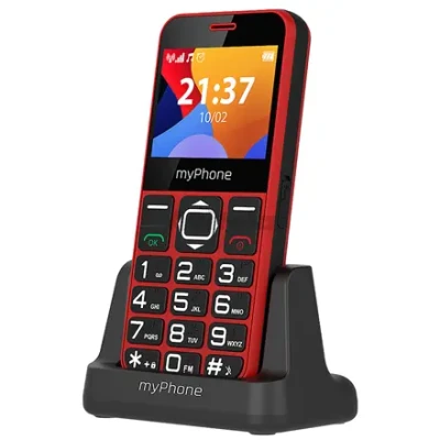 myPhone  |  Halo 3  |  Sarkans  |  2.31 "  |  IPS  |  32 MB  |  32 MB  |  Viena SIM karte  |  Galvenās kameras izšķirtspēja 0.3 MP  |  1000 mAh
