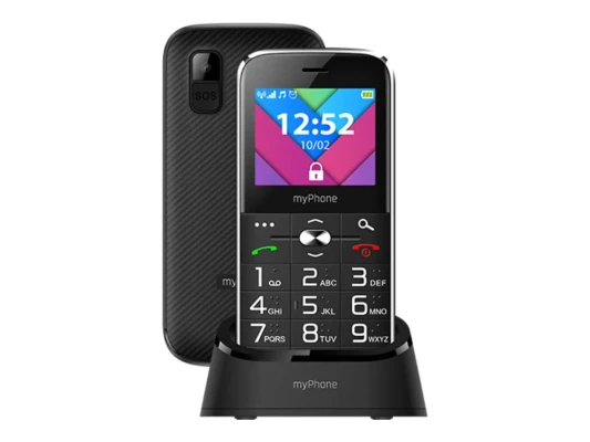 myPhone Halo C  |  Black  |  2.2 "  |  TFT  |  32 MB  |  32 MB  |  Dual SIM  |  Main camera resolution 0.3 MP  |  1900 mAh