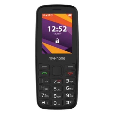 myPhone 6410 LTE  |  Melns  |  2.4 "  |  TFT  |  64 MB  |  128 MB  |  Dual SIM  |  Nano SIM  |  USB versija Type-C  |  Iebūvēta kamera  |  Galvenās kameras izšķirtspēja 0.3 MP  |  1400 mAh