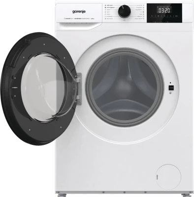 Gorenje Washing Machine  |  W3NGPI62SBS  |  Energy efficiency class B  |  Front loading  |  Washing capacity 6 kg  |  1200 RPM  |  Depth 47 cm  |  Width 60 cm  |  LCD  |  Steam function
